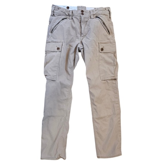 Polo Ralph Lauren Mens Authentic Slim Fit Cargo Pants Tan Size 31x30